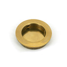 From The Anvil's Aged Brass Plain Round Pull