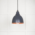 From The Anvil's Smooth Copper Smooth Copper Brindley Pendant