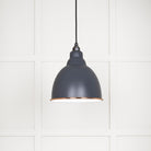 From The Anvil's Accent White Gloss Brindley Pendant