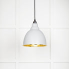 From The Anvil's Hammered Brass Hammered Brass Brindley Pendant