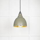 From The Anvil's Hammered Brass Hammered Brass Brindley Pendant