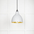 From The Anvil's Smooth Brass Smooth Brass Brindley Pendant