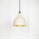 From The Anvil's Smooth Brass Smooth Brass Brindley Pendant