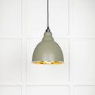 From The Anvil's Smooth Brass Smooth Brass Brindley Pendant