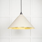 From The Anvil's Hammered Brass Hammered Brass Hockley Pendant
