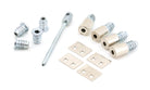 From The Anvil's Polished Nickel Secure Stops (Pack of 4)