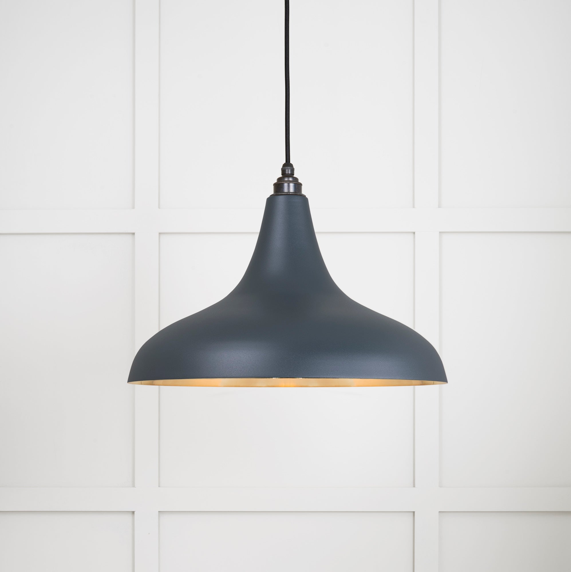From The Anvil's Smooth Brass Smooth Brass Frankley Pendant