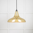 From The Anvil's Smooth Brass Smooth Brass Frankley Pendant