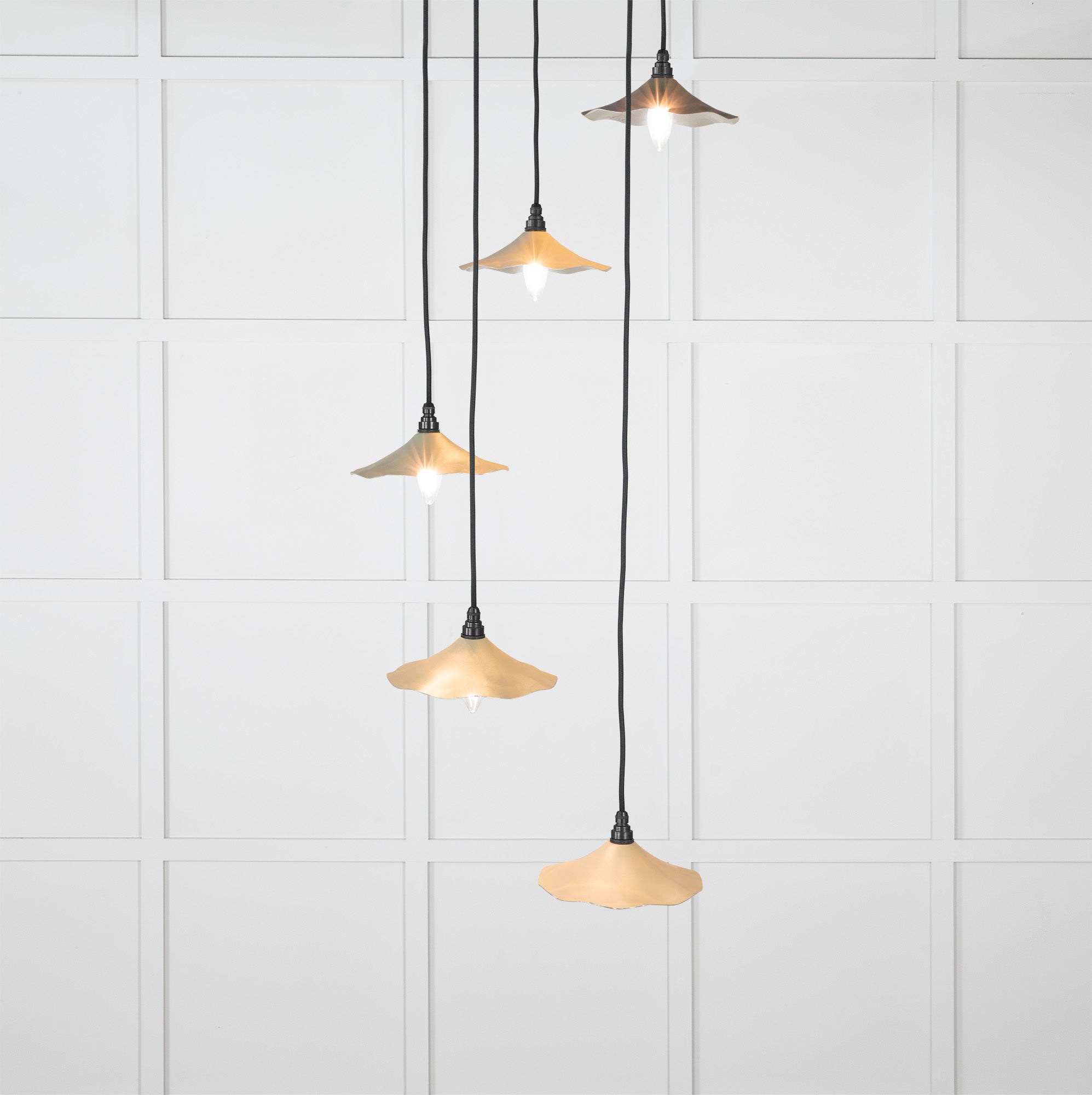 From The Anvil's Smooth Nickel Smooth Nickel Flora Cluster Pendant