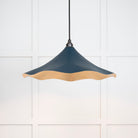 From The Anvil's Smooth Brass Smooth Brass Flora Pendant