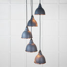 From The Anvil's Smooth Copper Smooth Copper Brindley Cluster Pendant