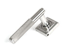From The Anvil's Polished Marine SS (316) Brompton Lever on Rose Set (Sprung)