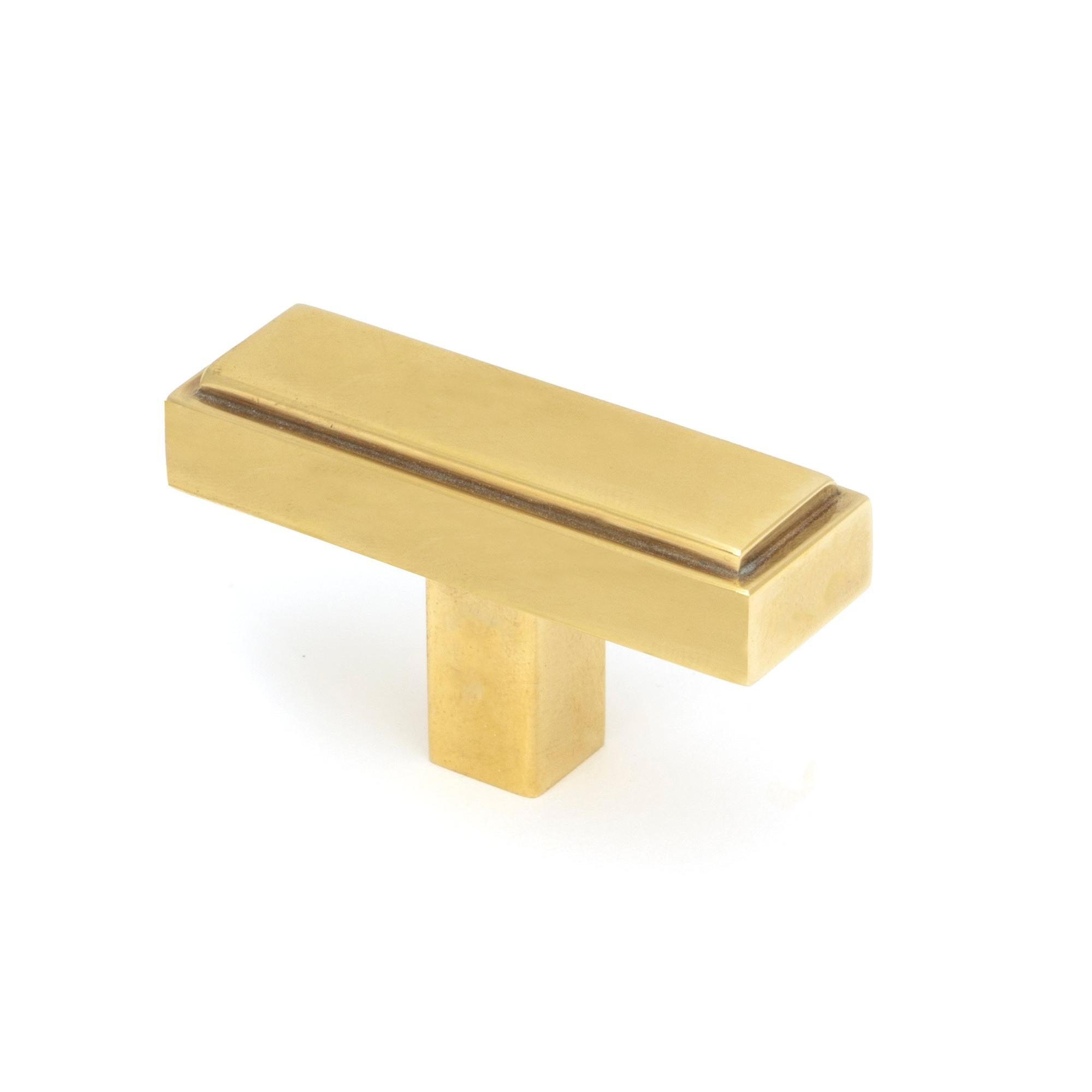 From The Anvil's Aged Brass Scully T-Bar