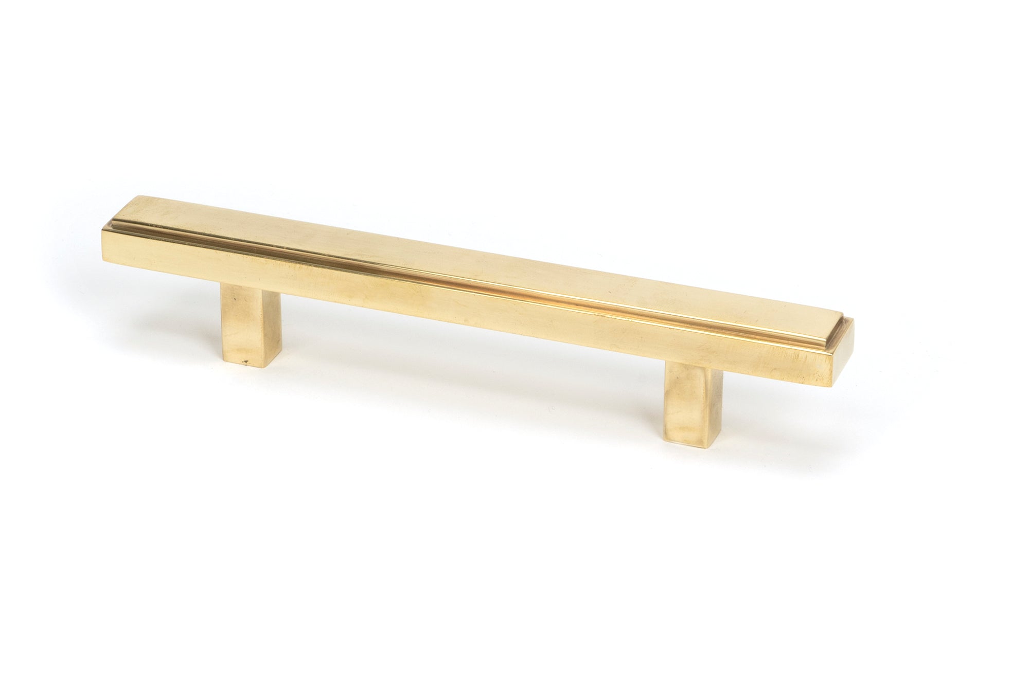 From The Anvil's Aged Brass Scully Pull Handle
