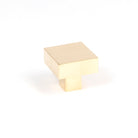 From The Anvil's Polished Brass Albers Cabinet Knob