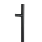 From The Anvil's Matt Black  Offset T Bar Handle Secret Fix 32mm dia