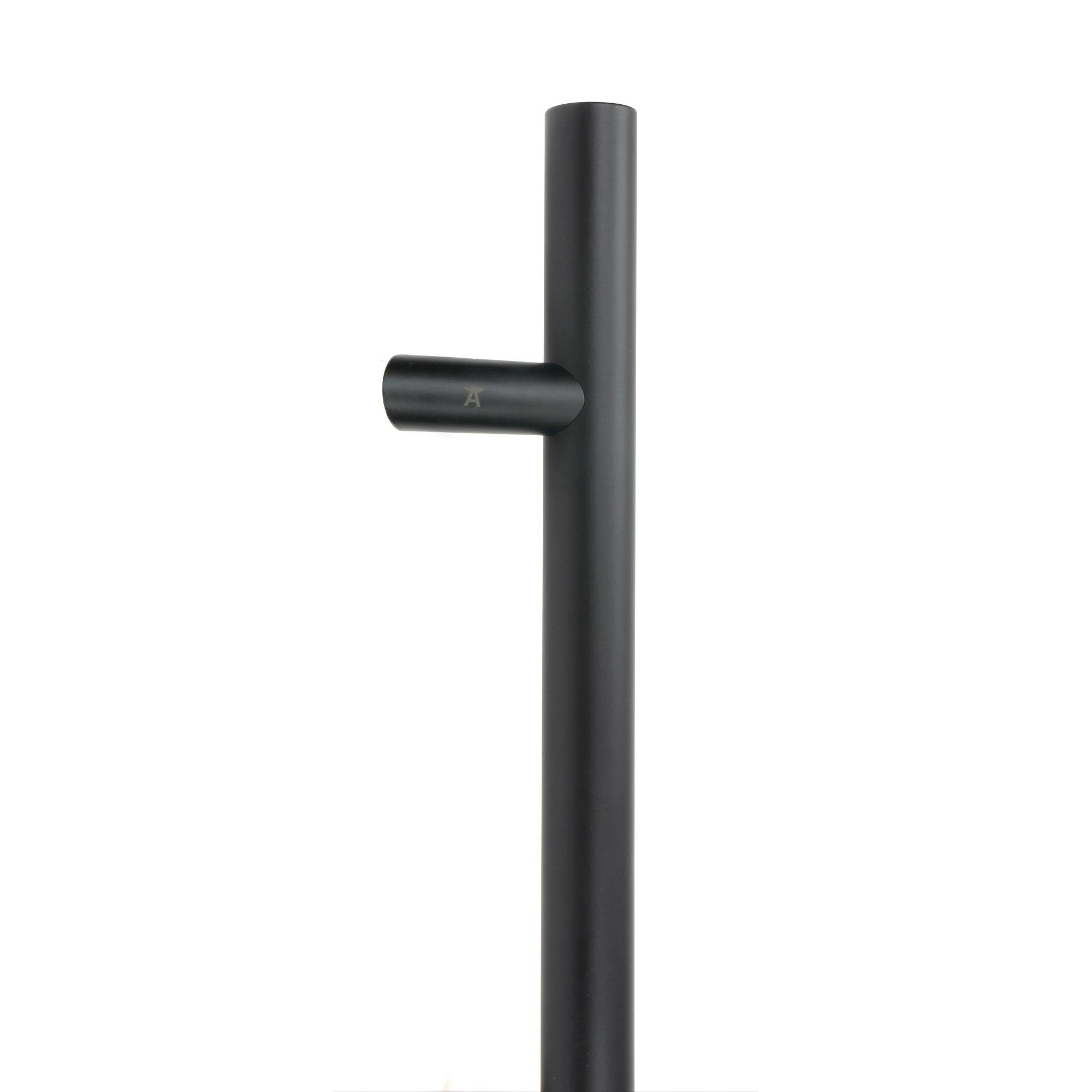 From The Anvil's Matt Black Offset T Bar Handle Bolt Fix 32mm dia