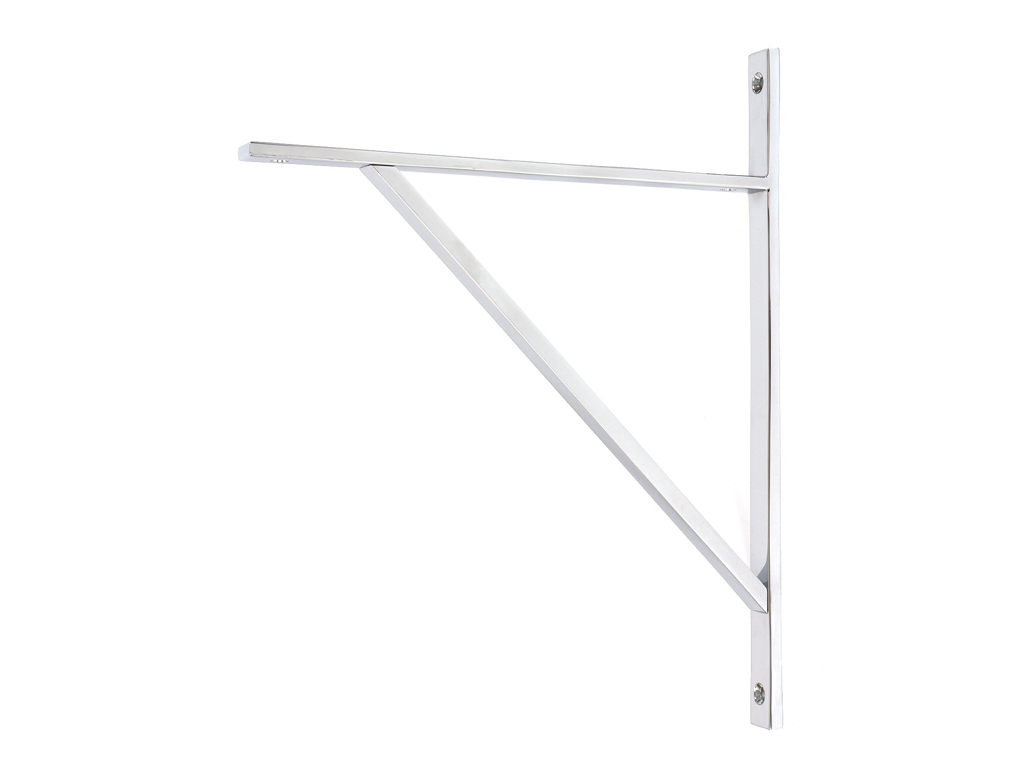 From The Anvil's Polished Chrome Chalfont Shelf Bracket