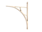 From The Anvil's Polished Nickel Tyne Shelf Bracket