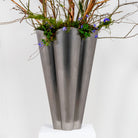 From The Anvil's Satin Marine SS (316) Stainless Steel Flora Plant Pot