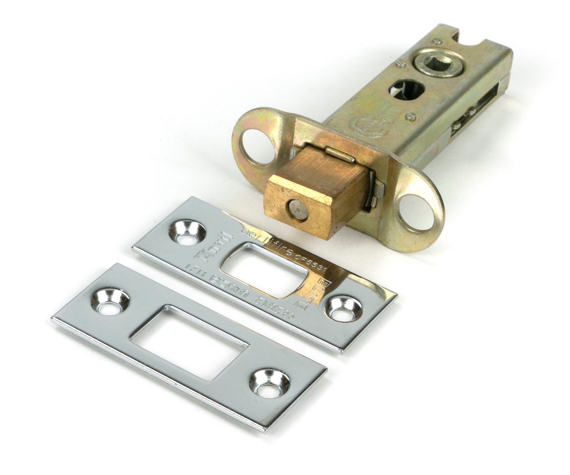 From The Anvil's Polished Stainless Steel Heavy Duty Tubular Deadbolt