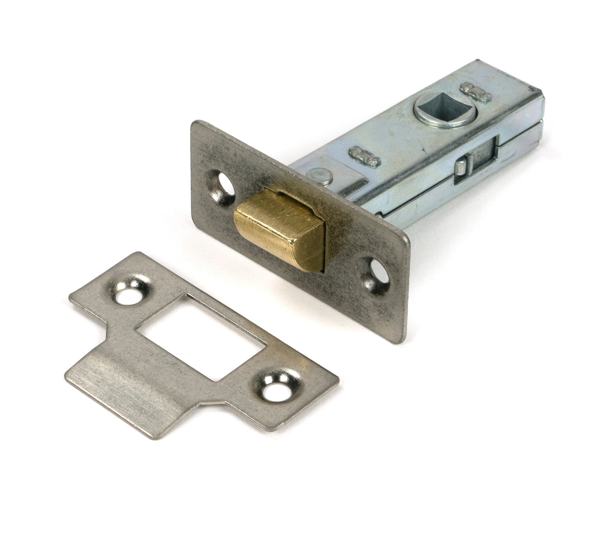 From The Anvil's Pewter Patina Tubular Mortice Latch