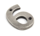 From The Anvil's Antique Pewter Antique Pewter Numeral