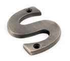 From The Anvil's Antique Pewter Antique Pewter Letter