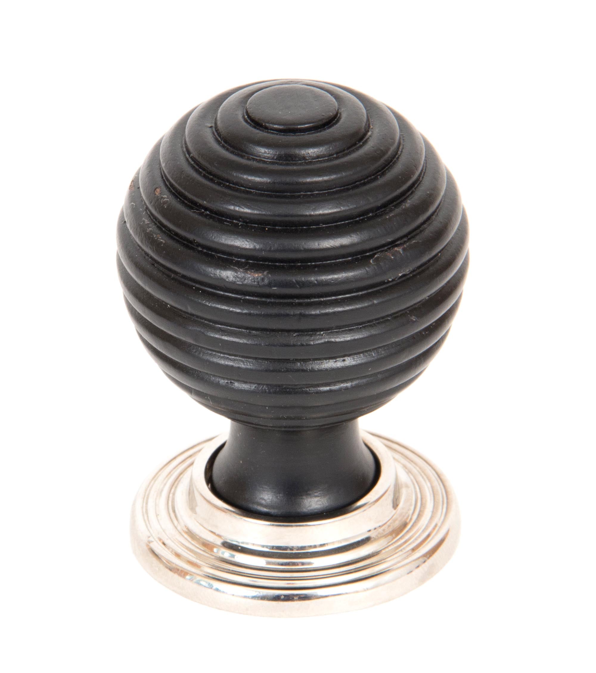 From The Anvil's Ebony Wooden Beehive Cabinet Knob