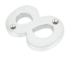 From The Anvil's Satin Chrome Satin Chrome Numeral