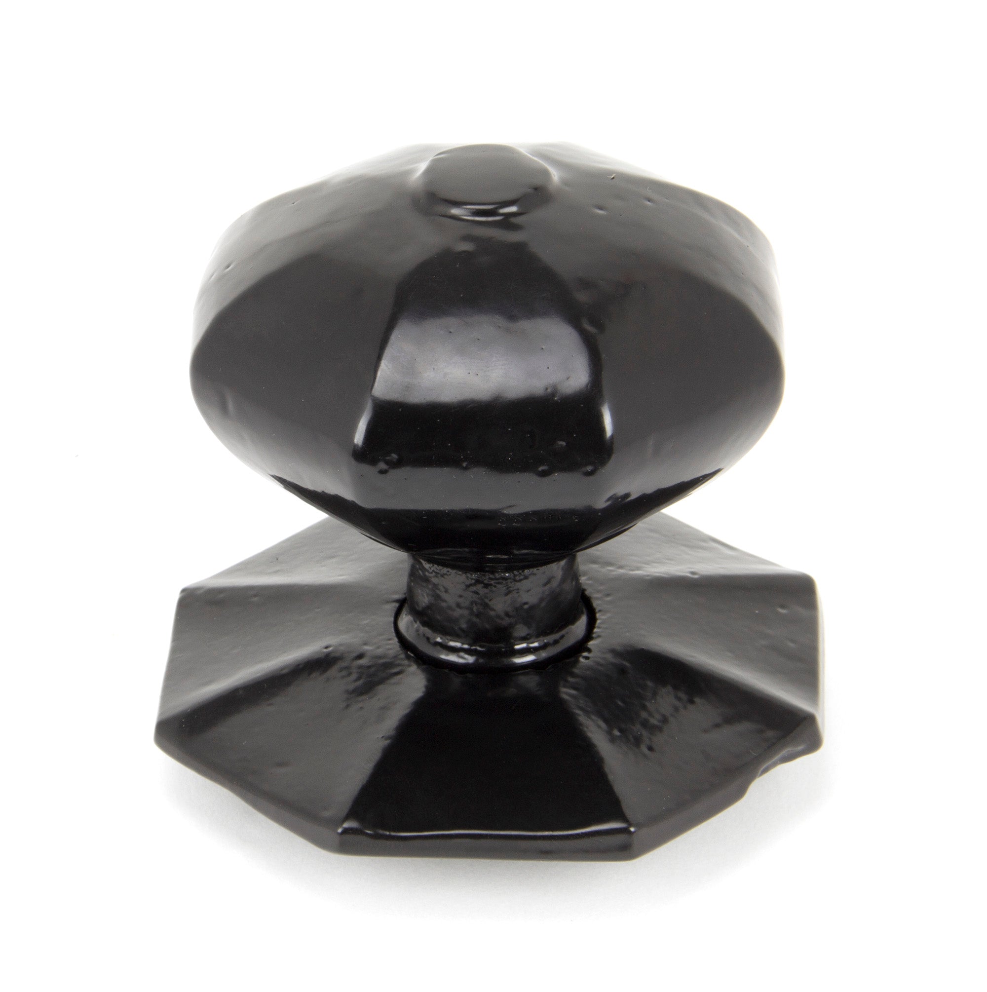 From The Anvil's Black Octagonal Centre Door Knob