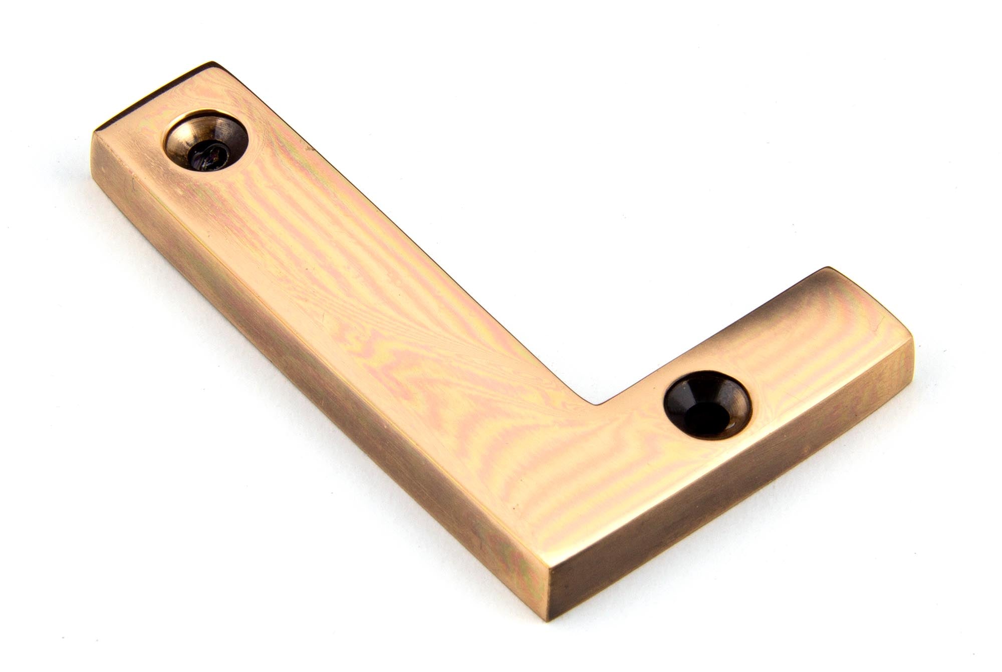 From The Anvil's Polished Bronze Polished Bronze Letter