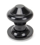 From The Anvil's Black Regency Centre Door Knob
