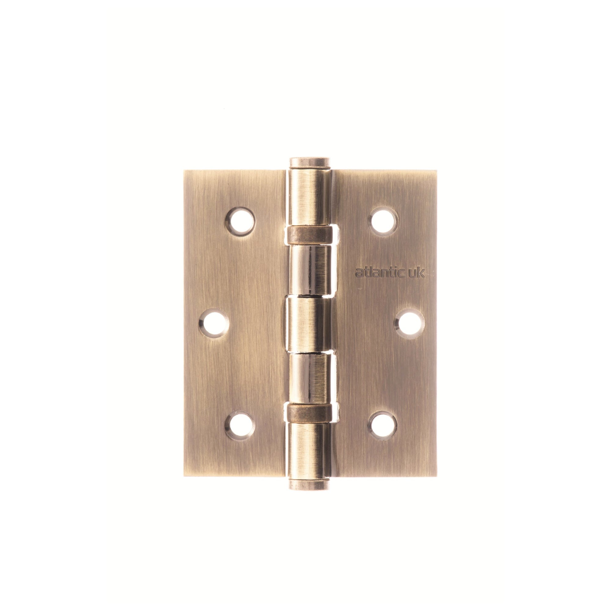 Atlantic Ball Bearing Hinges 3" x 2.5" x 2.5mm - Antique Brass