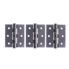 Atlantic Ball Bearing Hinges 3" x 2.5" x 2.5mm set of 3 - Black Nickel