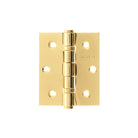 Atlantic Ball Bearing Hinges 3" x 2.5" x 2.5mm - Polished Brass