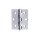 Atlantic Ball Bearing Hinges 3" x 2.5" x 2.5mm - Polished Chrome