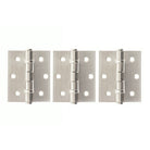 Atlantic Ball Bearing Hinges 3" x 2.5" x 2.5mm set of 3 - Satin Nickel