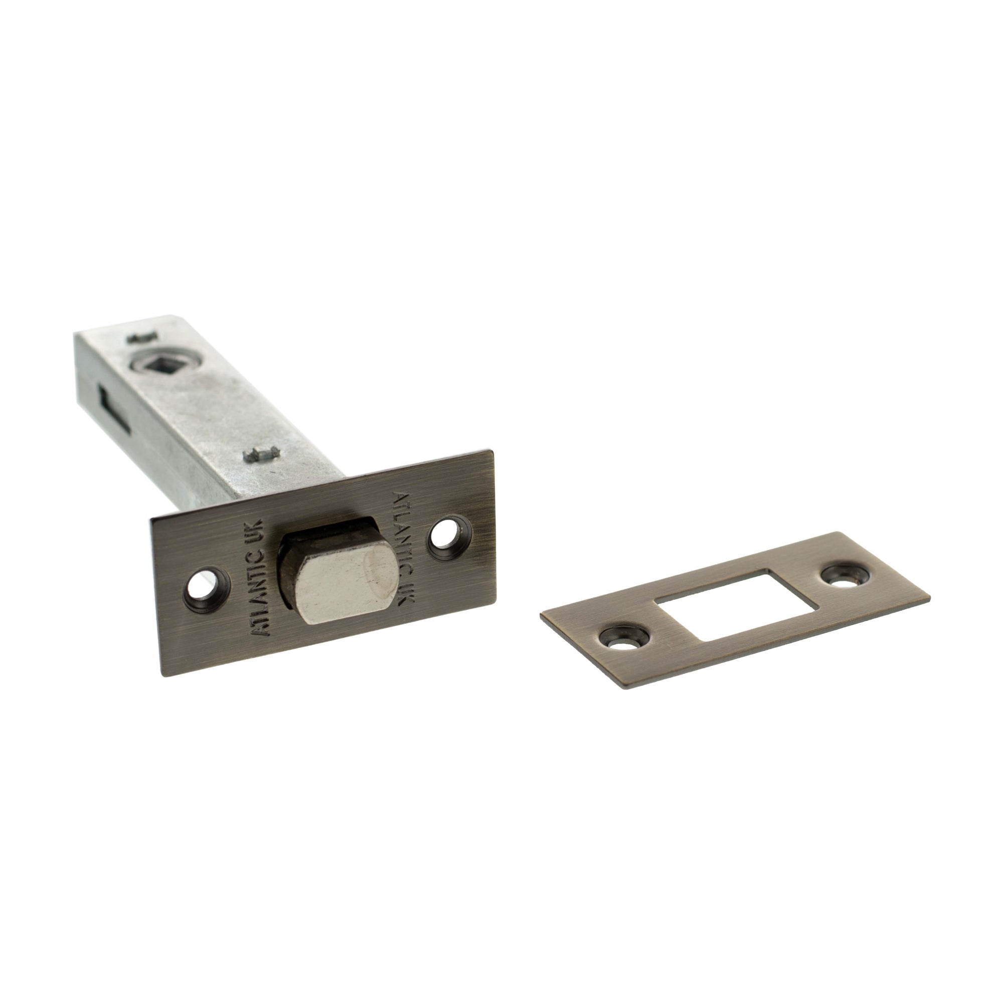 Atlantic Tubular Deadbolt 4" - Matt Antique Brass