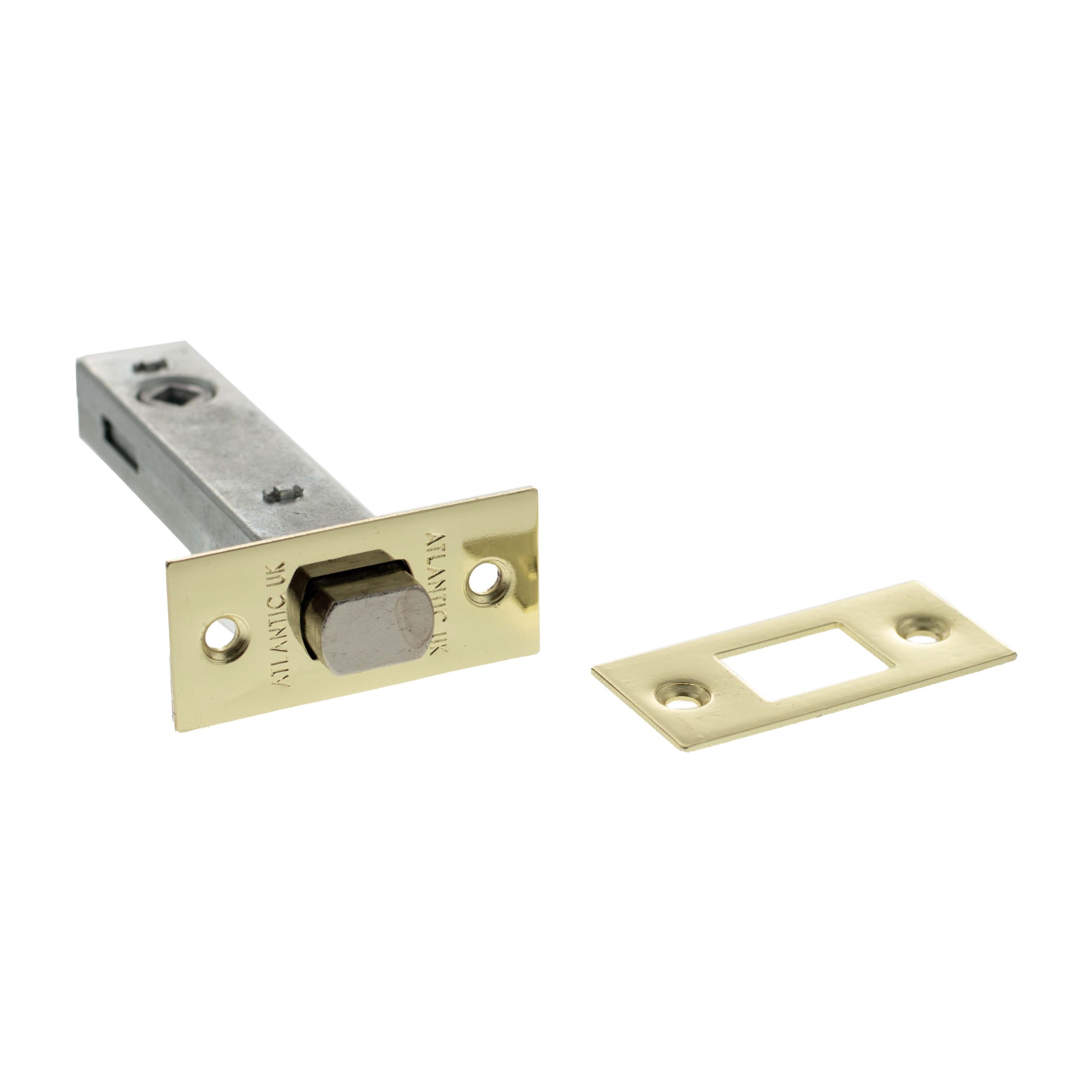 Atlantic Tubular Deadbolt 4" - Polished Brass