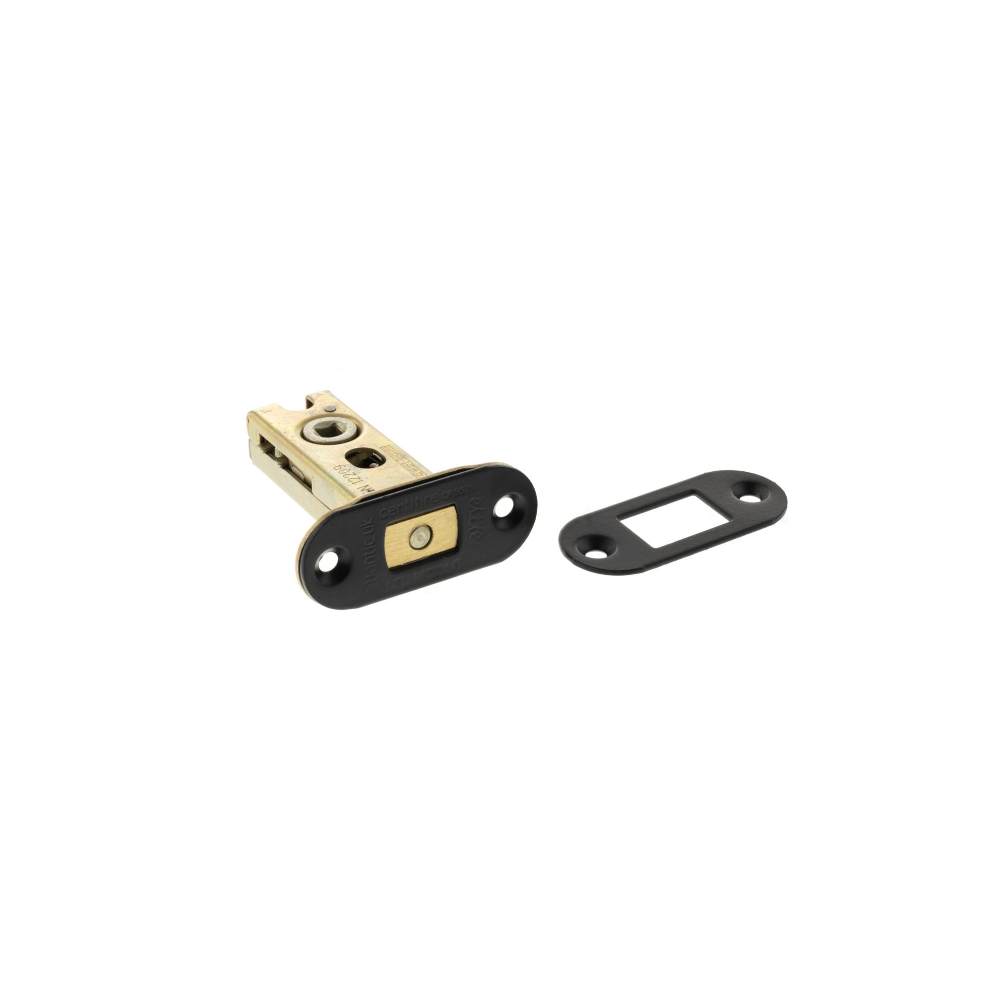 Atlantic Radius Fire-Rated CE Marked Bolt Through Tubular Deadbolt 2.5" - Matt Black