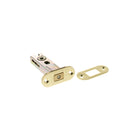 Atlantic Radius Fire-Rated CE Marked Bolt Through Tubular Deadbolt 3" - Polished Brass