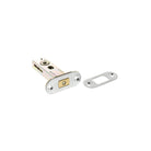 Atlantic Radius Fire-Rated CE Marked Bolt Through Tubular Deadbolt 3" - Satin Chrome