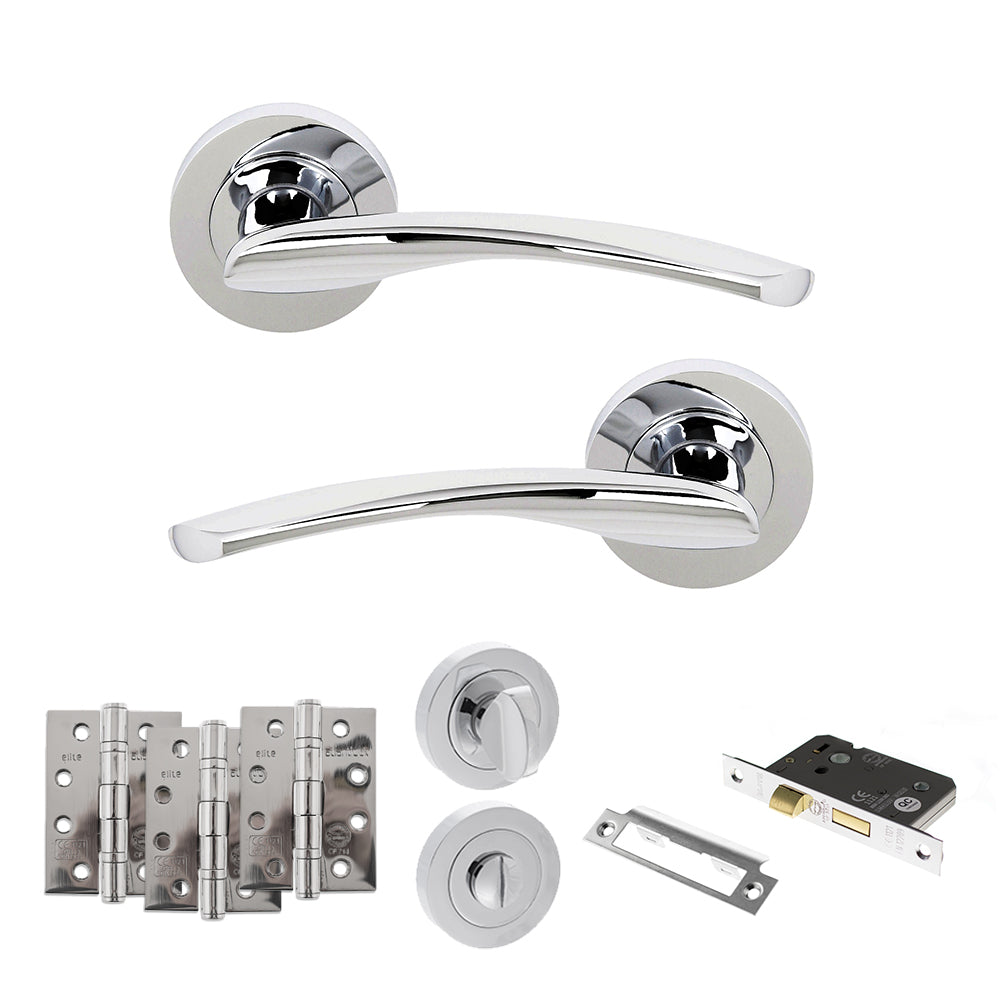 Arizona Door Handle Pack in Polished Chrome