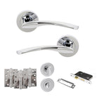 Arizona Door Handle Pack in Polished Chrome