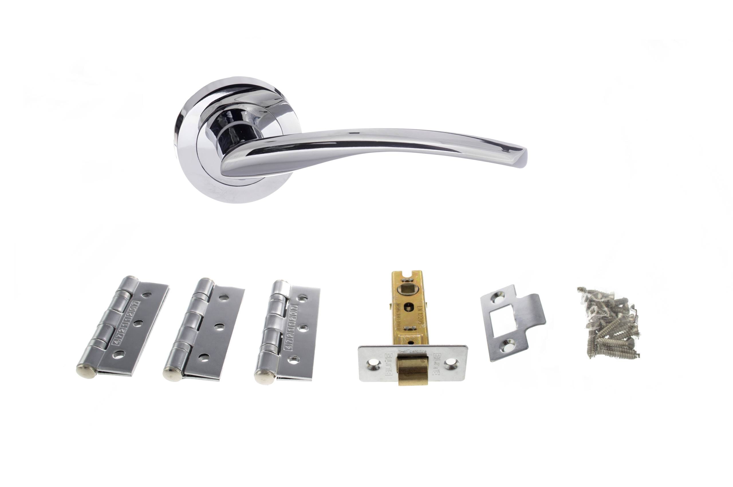 Arizona Door Handle Pack in Polished Chrome