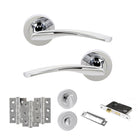 Arizona Door Handle Pack in Polished Chrome