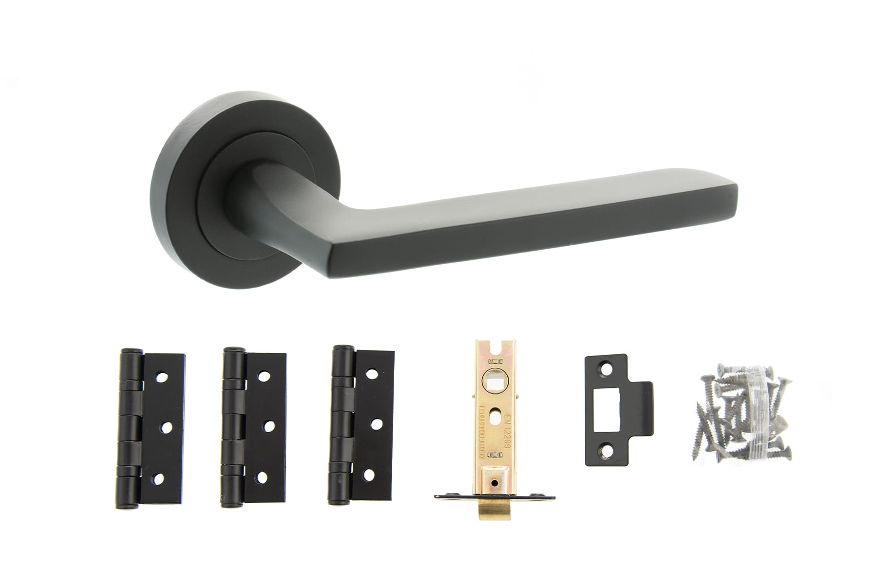 Alaska Door Handle Pack in Matt Black