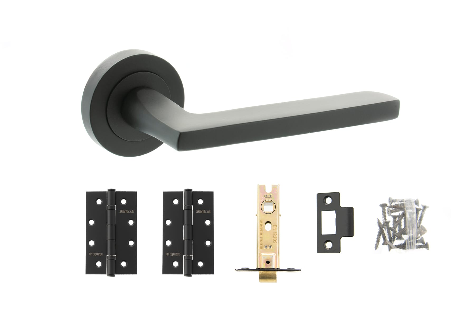 Alaska Door Handle Pack in Matt Black