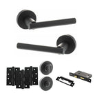 Nebraska Door Handle Pack in Matt Black